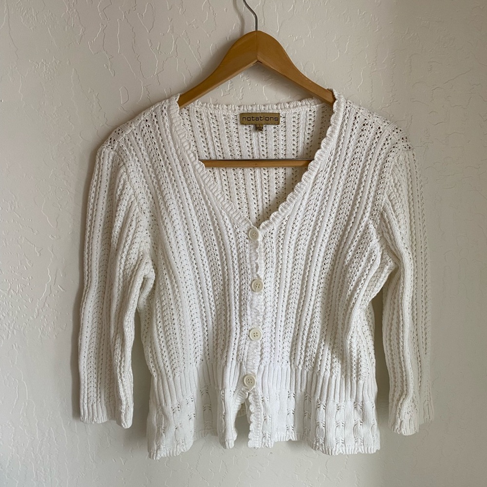 Notations Knit Cardigan